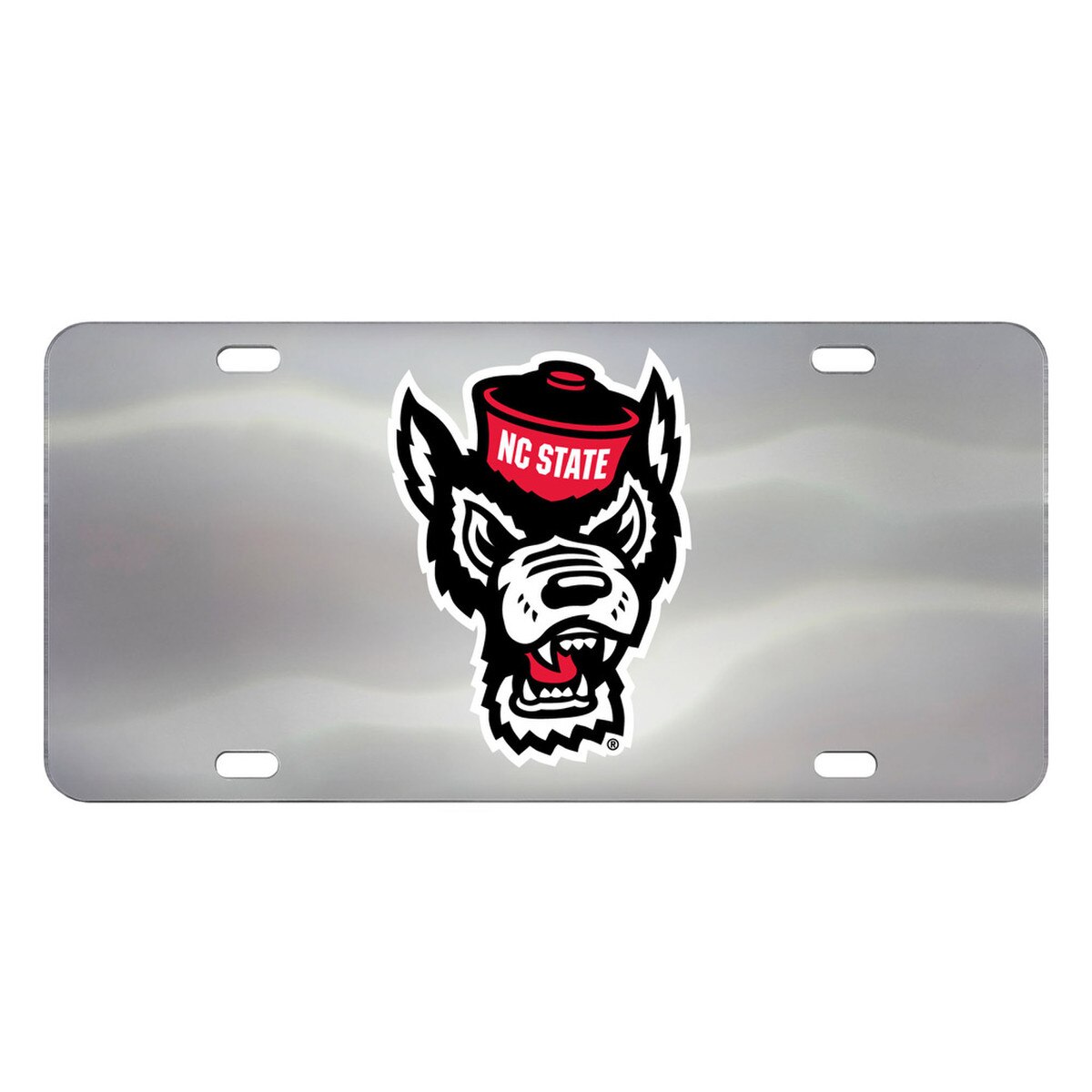 NC State Die Cast License Plate 6"